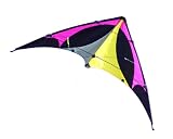Picture of Brookite Tornado Sport Kite - Pink/Black/Grey/Yellow, 122 X 66 cm