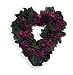Burgundy Hydrangea Heart