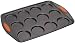 Rachael Ray Oven Lovin' Nonstick Bakeware 12-Cup Whoopie Pie Pan, Orange