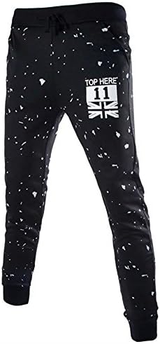 Jiaka Men's Movement Fashion Trend Letter Printed Design Hip Hop Pants