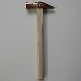 王将 木柄玄能・金鎚 彫刻ブロンズ船手玄能 中