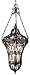 Eurofase 13407-018 Chateau 6-Light Lantern, Antique Bronze/Indian Scavo