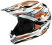HJC AC-X2 ACX2 LAUNCH MC6 WHITE/FLAT ORANGE/BLACK MOTORCYCLE Off-Road-Helmet