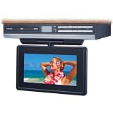 New-9 Ultra-Slim Under-Cabinet LCD Drop Down TV With Built-In Slot Load DVD Player - T56431