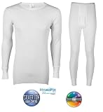Mens Smooth Comfort Itch-Free Dual Face Fleeced Extreme Cold Performance Thermal Top and Bottom Set (Wholesale Pricing)