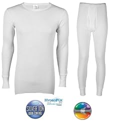 Men's Smooth Comfort Itch-Free Dual Face Fleeced Extreme Cold Performance Thermal Top and Bottom Set (Wholesale Pricing)
