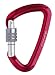 Sports : SALEWA HMS-Karabiner "HOT G2 screw", uni, rot/natural