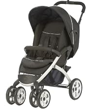 Dot Pushchair - Black/Silver