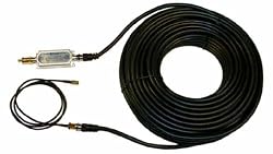 Premium, High-quality, Low Loss, Amplified, Satellite Radio Antenna Cable Extension (Model PRO-100)