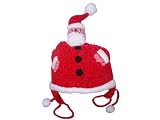 Baby, Toddler and Child Chenille Santa Claus Hat By Back From Bali