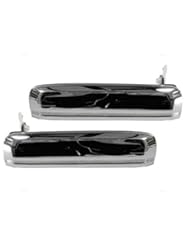 Automotive Parts and Accessories: Driver and Passenger Outside Outer Chrome Door Handles Replacement for Nissan Pickup Truck 8060701A00 8060601A00 - AUTOANDART.COM