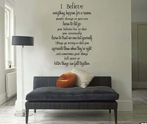 Bathroom Wall Decoration on Wall Art Decor Vinyl Decal Inspiration Saying   Wall Decor Stickers