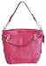 Coach Brooke Leather Carly Shoulder Hobo Bag Purse Tote 14112 Cherry