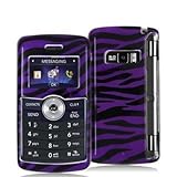 Electromaster(TM) Brand - Black / Purple Zebra Design Crystal Hard Skin Cas ....