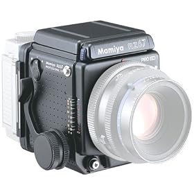 Mamiya RZ67 Pro IID Medium Format SLR Camera Body with Folding Waist Level Viewfinder.