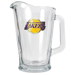 Los Angeles Lakers NBA 60oz Glass Pitcher - Primary Logo by Great American Products