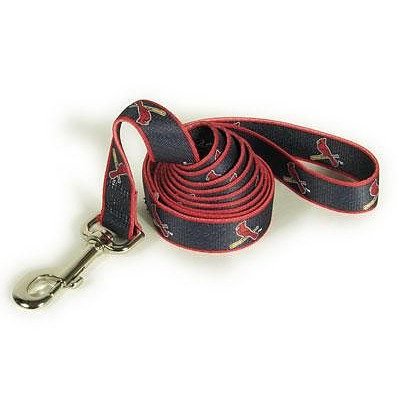 MLB Dog Leash #2 Team: St. Louis Cardinals, Size: 0.63