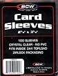 100 Soft Sleeves - Penny Sleeve by BCW for Baseball Cards & Other Sports Cards