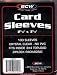 100 Soft Sleeves - Penny Sleeve by BCW for Baseball Cards & Other Sports Cards