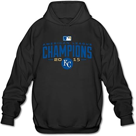 SHFL Men MLB Kansas City Royals Champions Logo Hoodie Black XXL