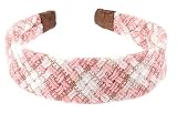 L. Erickson USA 1 1/2 Boucle Headband - Pink Boucle