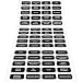 Blue Sea 8214 Black Small Format Label Kit - 60 Labels