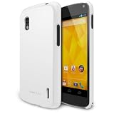 [LF White] - Rearth Ringke SLIM for Google Nexus 4 LF Premium Hard Case T-Mobile, Unlocked , ECO Package [Revised Version]