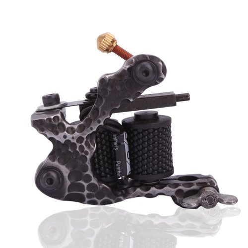Cast 10 Laps Coils Tattoo Machine Liner Shader Gun Hb-wgg001 Silver Black