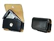 AUTHENTIC CELLET BLACK NOBLE LEATHER CASE POUCH for BLACKBERRY 8700, 8703 8700g, 8700c, 8703e/ NOKIA E61, E62 - RETAIL PACKAGING
