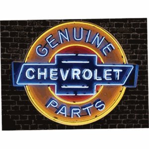 Chevrolet Parts Neon Sign