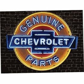 Chevrolet Parts Neon Sign