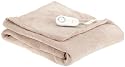 Sunbeam Royal Elegance Microplush Heated Throw, Mushroom