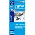 Top25 3531ET ~ St~Gervais~les~Bains, Massif du Mont~Blanc Wanderkarte mit einem kostenlosen Ma�stabslineal