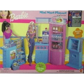 41I1e8tWVOL Barbie Mini Mart Playset