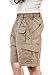 CQ-TSP201-CYT_34W CQR Men's Lightweight Utiliy Cargo Shorts TSP-201