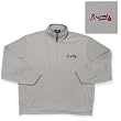 Atlanta Braves MLB "Glacier" Fleece Pullover Sweatshirt (Grey Heather)