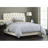 Tufted Arch Headboard in Parchment Size: Full