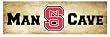 NC State Man Cave Wood Wall Art (30 inches)