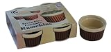 R & M International Set of 4 2 Ounce Ramekins, Brown