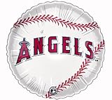 6 Licensed MLB LA Angels 18 Foil Balloons