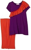 Little Ella Suri Tunic and Legging Set, Dhalia-Fire, 6-12 Months