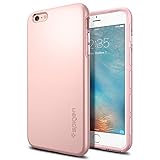 【Spigen】 iPhone6s Plus ケース / iPhone6 Plus ケース シン・フィット ハイブリッド [ 落下 衝撃 吸収 ] アイフォン6s プラス / 6 プラス 用 カバー (ローズ・ゴールド SGP11782)