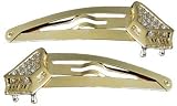 Violin Music item: Musaica Musical Gift - Piano Hair Clips in Gold