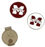 NCAA Mississippi State Bulldogs Magnetic Hat Clip With Ball Markers