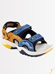 Woodland Men'S Velcro Backstrap Blue 1033111 Sandals