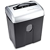 AmazonBasics 12-Sheet Cross-Cut Paper/CD/Credit Card Shredder with Basket