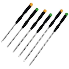 6-Piece Extra-Long Precision Micro-Tip Screwdrivers Lifetime Warranty