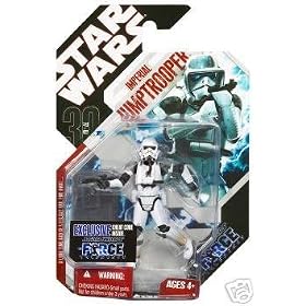 Star Wars 30th Anniversary Force Unleashed Imperial Jumptrooper Action Figure