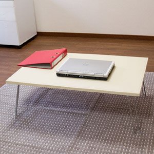 レザー天板おりたたみセンターテーブル (LP8810IV) 