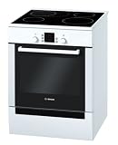 Bosch HCE748221 Freistehendes Herdset / A / Kochfeld: Induktion / Herdfarbe: wei&szlig; / 8 Heizarten / TouchControl-Bedienung
